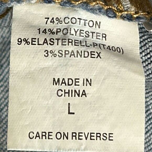 NWT NY&C New York & Co. Denim Jeans Women's Large Blue High Rise Zip Fly Skinny - Picture 12 of 13